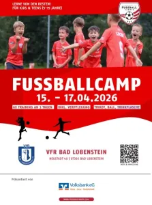 FUSSBALLCAMP (Basiscamp) vom 15. - 17.04.2026